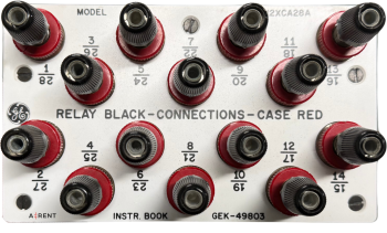 GE 12XCA28A - 28 Point Test Plug for Drawout Relays