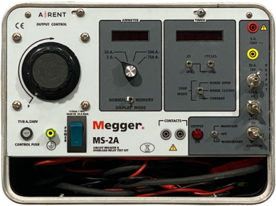 Megger MS-2A - Compact 240A Circuit Breaker Test System